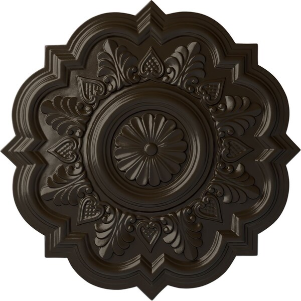 Ekena Millwork Deria Ceiling Medallion (Fits Canopies up to 6"), Hand-Painted Stone Hearth, 20 1/4"OD x 1 1/2"P CM20DRSHF - main